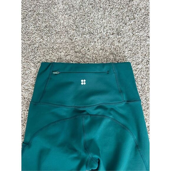 Sweaty Betty Therma Running Leggings 7/8 High Rise Pockets Dark Green Size XXS - Picture 9 of 10